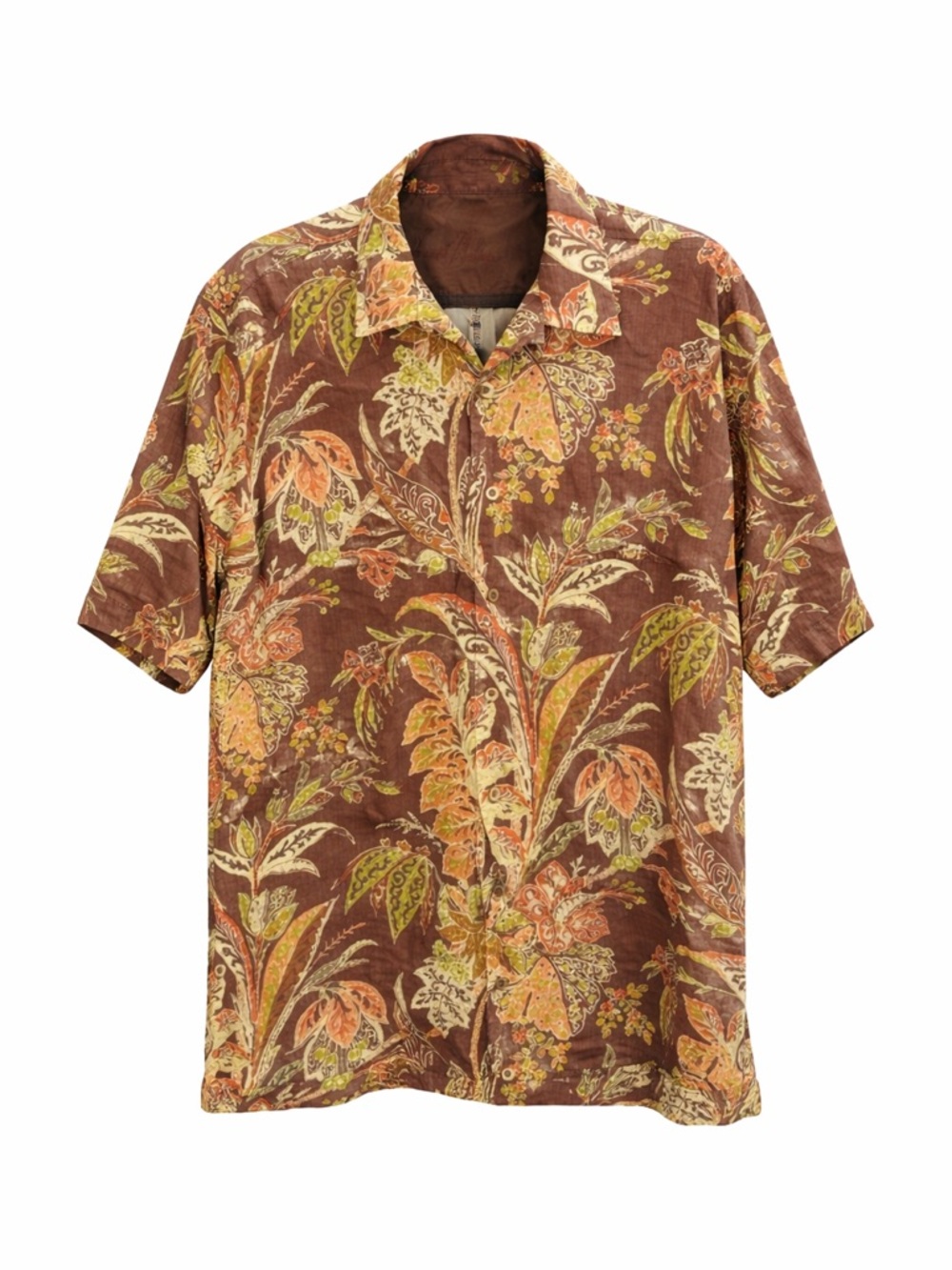 Tommy Bahama Silk‎ Floral Shirt Mens Tropical Resort Coastal Dadcore- Large